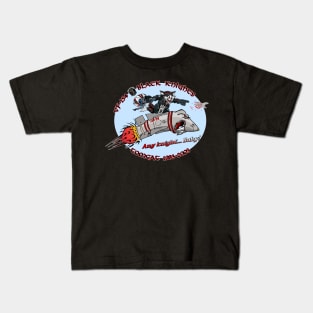 VF-154 Black Knights Nose Art Variation Kids T-Shirt